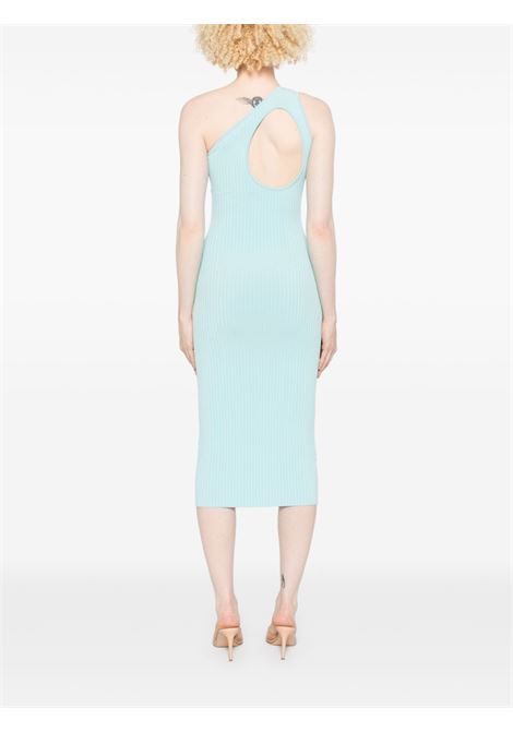Abito midi monospalla in celeste David koma - donna DAVID KOMA | SS25DKKN70DBLSLVR